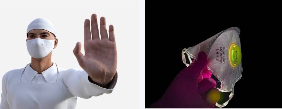 masques protection Intermarché