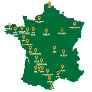 répartition des groupement fondateurs label Bio Equitable en France