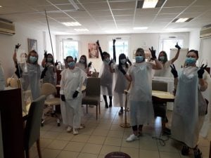 stagiaires centre de formation L’Onglerie