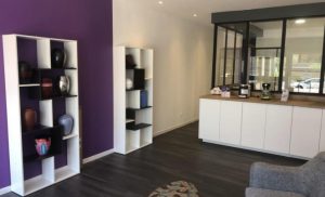 Intérieur agence Philae Services Funéraires Mandelieu