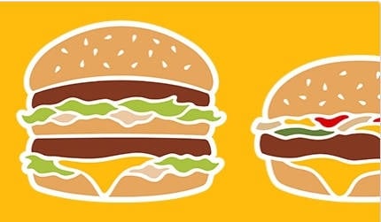 hamburger Mc Donald