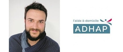 Baptiste parle de son rôle de coordinateur dans l’agence ADHAP du Mans