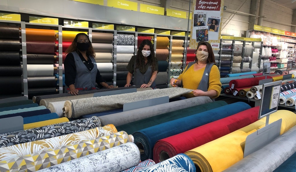 Equipe magasin Mondial Tissus chartres