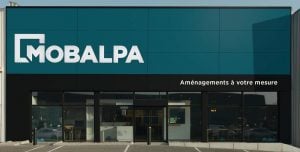 Façade magasin mobalpa nouveau logo