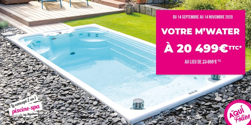 M’Water promotion aquilus