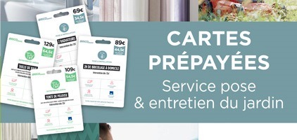 Carte prépayée- bricorama bricomarché