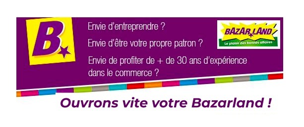 franchise Bazarland fête ses 31 ans