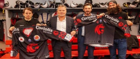 Coriolis à nouveau partenaire du club de Hockey sur Glace d’Amiens