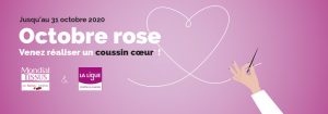 Octobre Rose franchise Mondial Tissus