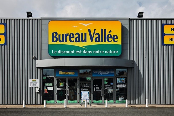 extérieur magasin franchise bureau vallée