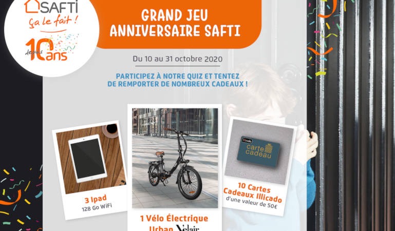 Grand jeu anniversaire Safti
