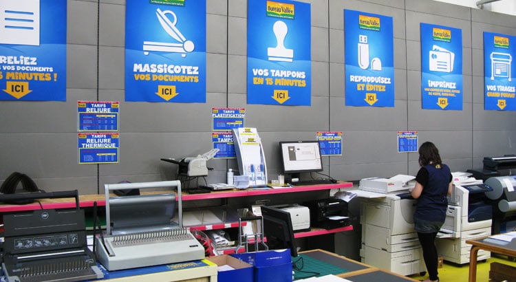 Réseau Bureau Vallée : Un panel de services ultra utiles !