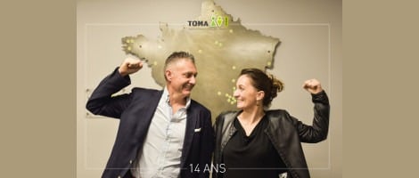 La franchise Toma Intérim a fêté son 14ème anniversaire