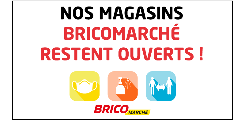 Bricomarché maintient ses points de vente ouverts