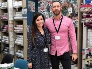 angelique prazeres et jeremy bigues Bricorama Nice