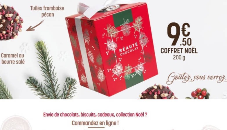 Site marchand réauté chocolat