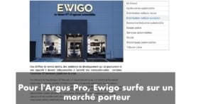 La franchise Ewigo positionnée sur un marché d’avenir selon l’Argus Pro