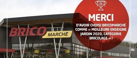 Bricomarché est la « Meilleure enseigne jardin » pour 2020-2021 !