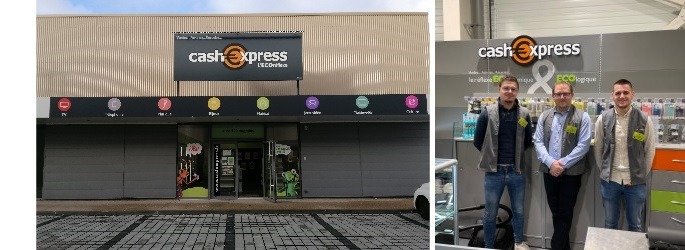 Freddy Boittin et Thomas Pruvost franchisés Cash Express Avranches