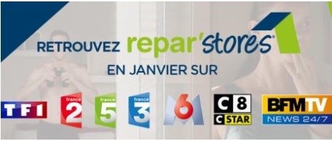 Répar’stores démarre l’année par une nouvelle campagne TV