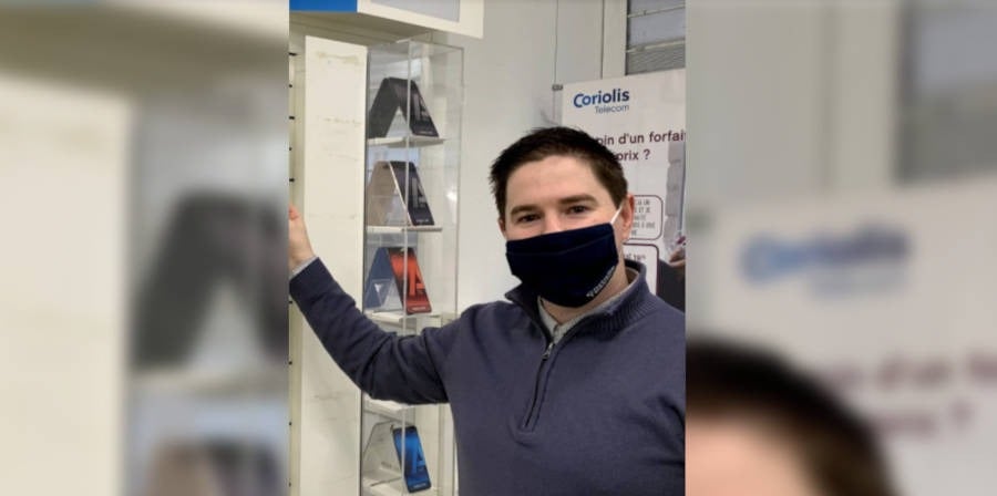 Reprise du magasin Coriolis Télécom d’Évron par Kevin Meyns