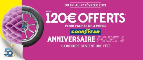 Le réseau Point S fête son 50ème anniversaire avec plein de promos !