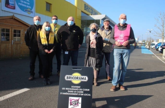 Bricorama soutient les Restos du Cœur de Lisieux