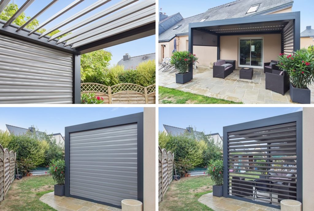 Coup de projecteur sur une réalisation Caséo : La pergola bioclimatique !