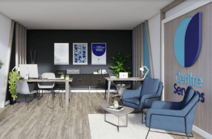 L’enseigne Centre Services s’offre un nouvel intérieur