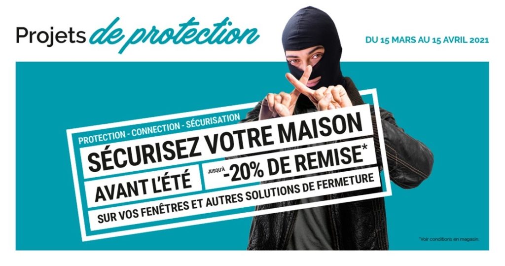 Le réseau Grosfillex propose de sécuriser sa maison à prix remisé !