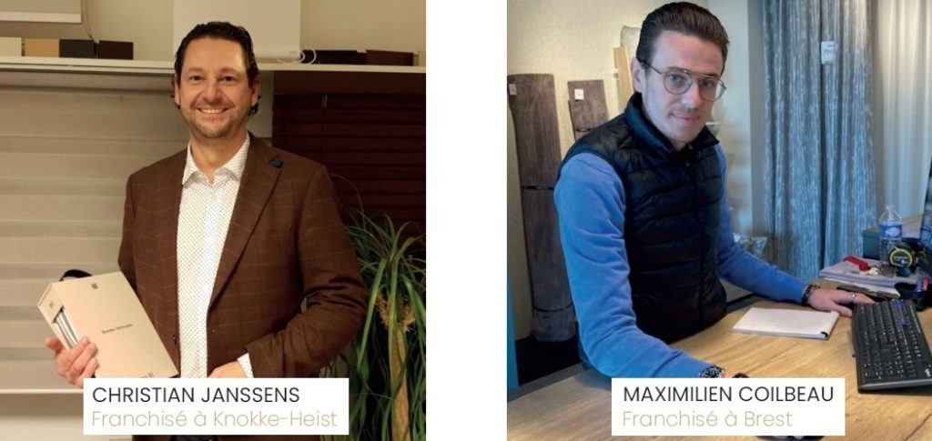 Christian Janssens et Maximilien Coilbeau franchisés Heytens