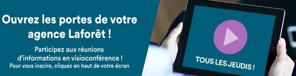 Participez aux prochains webinaires de la franchise Laforêt