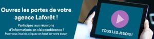 Participez aux prochains webinaires de la franchise Laforêt