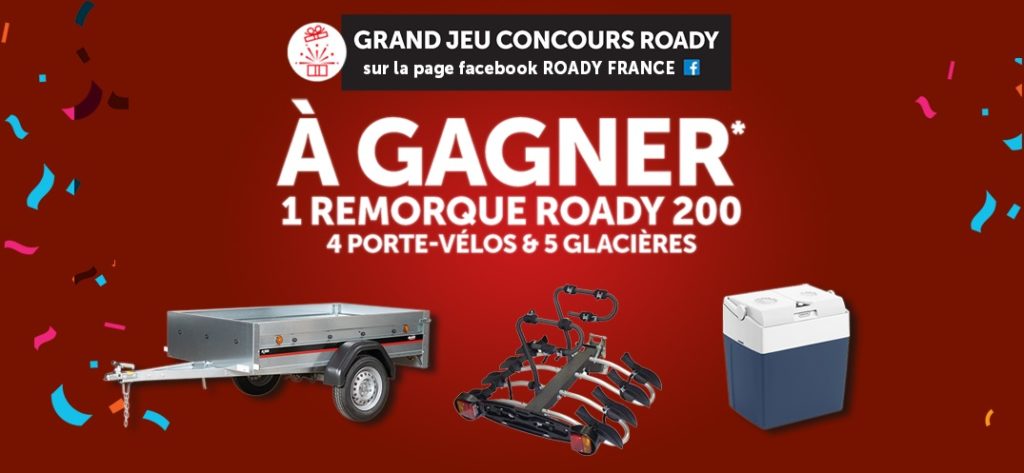 Roady lance un grand jeu concours sur Facebook
