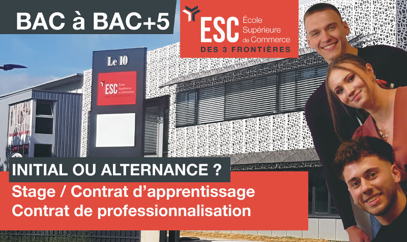 École Supérieure de Commerce des 3 Frontières : Les programmes