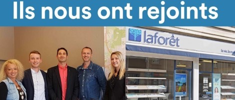 Ils ont rejoint le réseau de franchise immobilière Laforêt