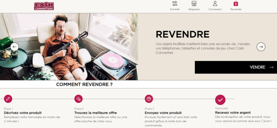 Cash Converters dévoile sa nouvelle plateforme de rachat en ligne
