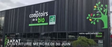 Une nouvelle ouverture pour le réseau Les Comptoirs de la Bio à Jayat