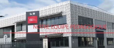 L’équipe pédagogique L’École Supérieure de Commerce des 3 Frontières