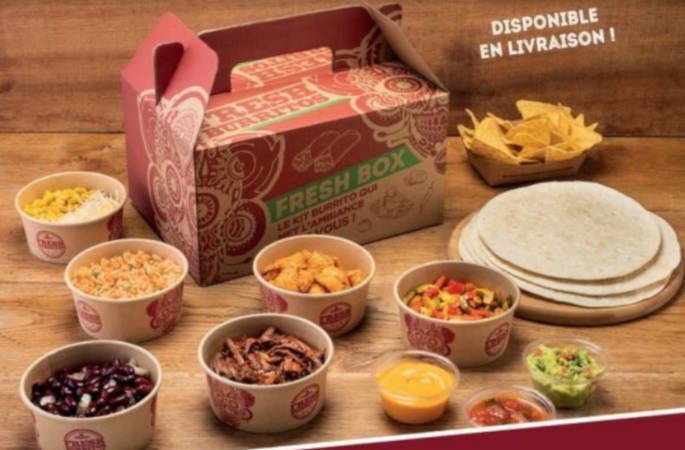 La franchise de restauration Fresh Burrito lance sa Fresh Box