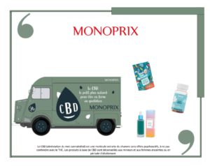 Le réseau Monoprix lance une gamme de produits à base de CBD