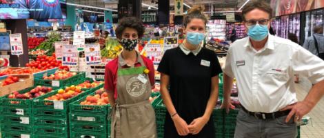 Intermarché Hyper Menton St Roman dit NON au gaspillage alimentaire !