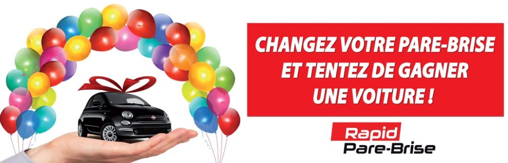 Le réseau Rapid Pare-Brise lance un jeu avec une voiture à la clé
