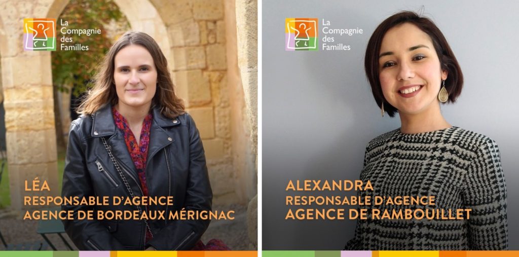 Le réseau La Compagnie des Familles accueille Léa et Alexandra