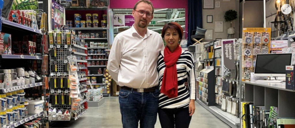 Jeanne et Éric Gainon, franchisés Bricomarché Challans