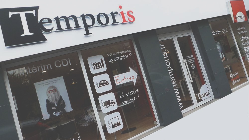 Devanture agence Temporis