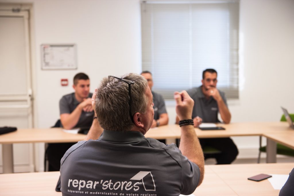 Répar’stores a assuré une nouvelle session de formation début novembre