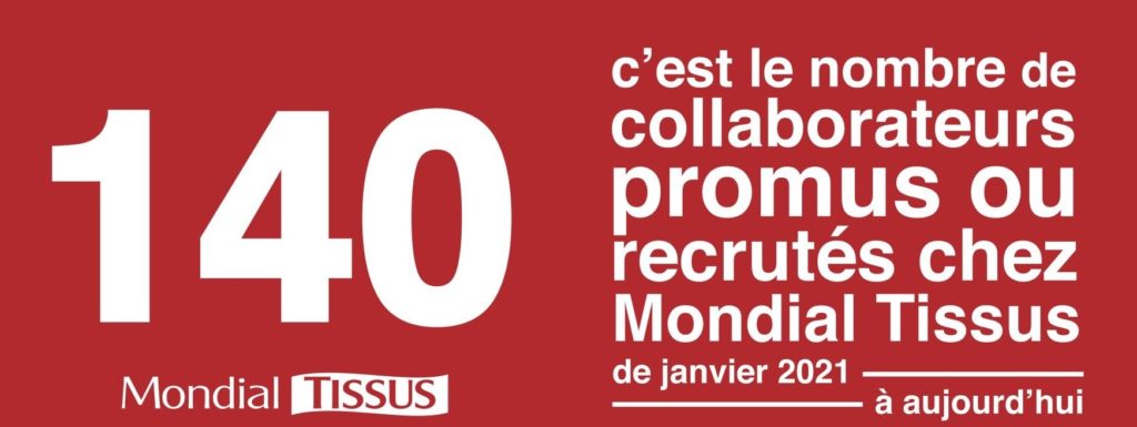 Le réseau Mondial Tissus a de nombreux postes à pourvoir