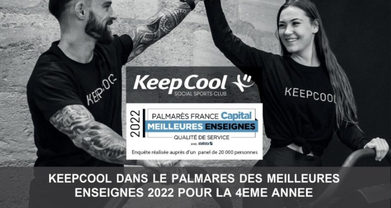 L’enseigne Keepcool dans le palmarès des meilleures enseignes 2022