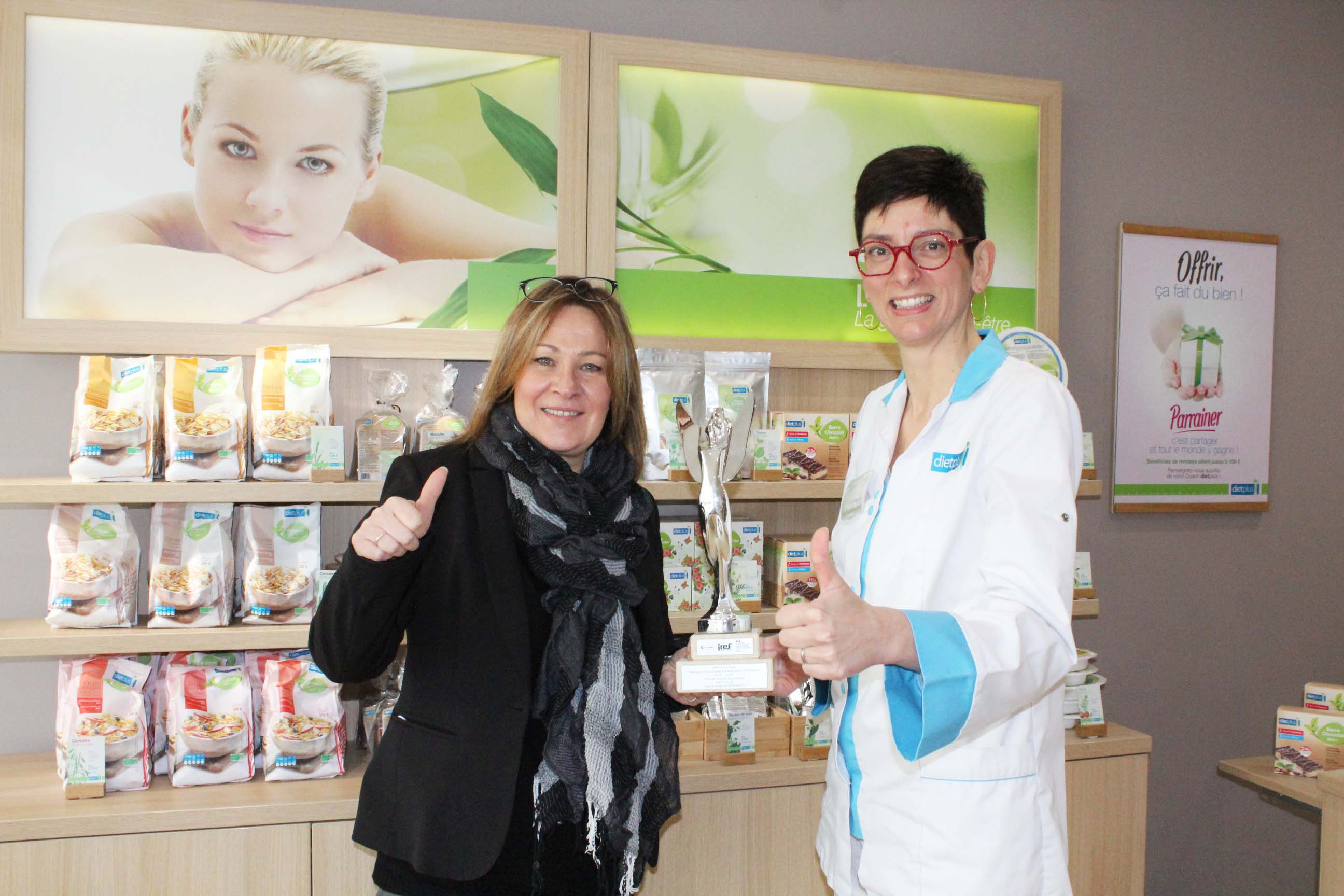 Carine Kreucher-Marc, franchisée dietplus à Molsheim